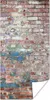 MuchoWow® Poster Backstein - Straßenkunst - Wand 20x40 cm - Produktbild-Vorschau 1
