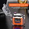 Elektrisches Feuerzeug Dual Arc, Winddicht Wasserdicht Produktbild-Vorschau 4
