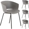Gartenstuhl NIVEL im 4er Set aus Alu und Kunststoff in Produktbild-Vorschau 2