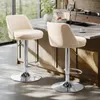 Set di 2 sgabelli da bar Sedia da bar Sedia girevole a 360° Anteprima dell’immagine prodotto 6