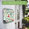 banjado Design Briefkasten Stahl silber mit Zeitungsfach Produktbild-Vorschau 3