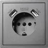 Schutzkontakt-Steckdose McPower "Shallow", 2x USB-A - Produktbild-Vorschau 1