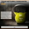 tiguar Kettlebell 8 kg (Olive) Kettlebell en vinyle avec Voir les images du produit 14