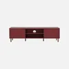 sweeek - TV-Möbel mit Holzdekor und Metall 160cm - Bordeaux Produktbild-Vorschau 2