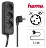 Hama 0003039, 3 AC-Ausgänge, 230 V, 50 Hz, 3500 W, Schwarz, Produktbild-Vorschau 5