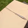 Strandkorb Braun Sonnendach Sonnenliege Sonnenbett Produktbild-Vorschau 11