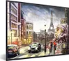 MuchoWow® Gerahmtes Poster Gemälde - Paris - Frankreich - Produktbild-Vorschau 1