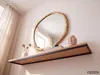 FineBuy Wandspiegel Asymmetrisch 60x60 cm Metall Produktbild-Vorschau 7