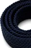 Flechtgürtel Navy, Uni Elastischer Stoffgürtel, geflochten, Produktbild-Vorschau 5