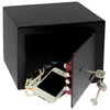 Möbeltresor Doppelbartschloss HMF 49216 23 x 17 x 17 cm Schwarz für den täglichen Gebrauch Produktbild-Vorschau