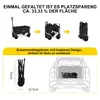 FOXSPORT Chariot à bras pliable, charge maximale 100kg, Voir les images du produit 5