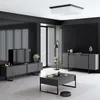 Komoda BILLY, antracit/černá Náhled obrázku produktu 28