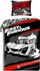 A bedding set featuring a car and the Fast & Furious logo. Náhled obrázku produktu