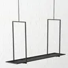 Boltze Regalbrett aus Metall schwarz 54,5cm x 100cm x 20cm Produktbild-Vorschau 1