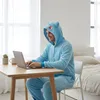 Pyjama Onesie Kigurumi Kostüm für Erwachsene Blau Bulbasaur Produktbild-Vorschau 8