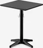 Tisch schwarz für Restaurant Bar 70x70cm modern mit Produktbild-Vorschau 1
