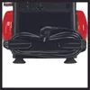 Close-up view of the back of a red and black air compressor, showing the power cord wrapped around a holder. Anteprima dell’immagine prodotto