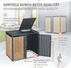 ML-Design Mülltonnenbox 4er für 4 Tonnen 240L 264x80x116,3 Produktbild-Vorschau 3