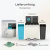 Deleca FreshAura Recycling Mülleimer 60L (2x30L) RVS Creme Produktbild-Vorschau 11