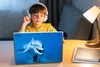 MuchoWow® Laptop Aufkleber Sticker Cover Delfin - Wasser - Produktbild-Vorschau 3