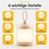 Campinglampe LED wiederaufladbar, Zeltlampe mit 4 Produktbild-Vorschau 2