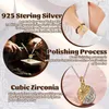 Zilveren Zon en Maan Hanger voor Sieraden Productafbeelding-voorbeeld 3