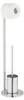 WENKO Metall  Stand WC-Garnitur Ferla in Silber 18 x 69,5 Produktbild-Vorschau 2