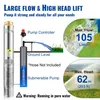 Tiefbrunnenpumpe 750W - Brunnenpumpe mit 105L/min - Produktbild-Vorschau 3
