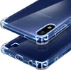 Two transparent phone cases are shown, one stacked on top of the other, with a blue tint. Produktbild-Vorschau