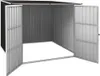 vidaXL Casetta da giardino Marrone 195x198x159 cm Acciaio Anteprima dell’immagine prodotto 11