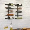 Metaltex weinflaschenhalter wand 5 flaschen - Schwarz - Produktbild-Vorschau 3