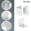 KOTARBAU® Sada 50 uhlových spojok 50 x 50 x 50 mm Korálková Náhľad obrázku produktu 2