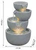 dobar Gartenbrunnen "Rama" 4-stufig mit LED Beleuchtung Produktbild-Vorschau 9