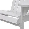 vidaXL Chaise de jardin en bois blanc Voir les images du produit 9