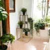 DanDiBo Escalier pour fleurs Métal doré 82 cm Escalier pour Voir les images du produit 3