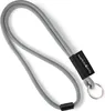 webbomb® Tubular Lanyard rund Grau Schlüsselband weich mit Produktbild-Vorschau 1