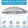 Fleau Goods Luxus-Sonnenschirm-Set 180 cm – UV-Schutz – Produktbild-Vorschau 2