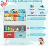 COSTWAY Libreria per bambini, scaffale per bambini con 3 Anteprima dell’immagine prodotto 5