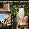 Edelstahl Gartendusche rostfrei V2A AISI 304 Warmwasser Produktbild-Vorschau 6