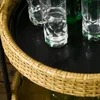 Outsunny, vozík na obsluhu, ratanový zahradní vozík, vozík Náhled obrázku produktu 9
