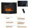 HOMCOM LED Elektrische kachel, diverse modellen: wandmodel, Productafbeelding-voorbeeld 5