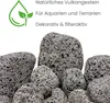 Aquarium Natursteine Black Lava Pebbles Steine 1 Stück Gr.S Produktbild-Vorschau 6