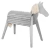 roba Cheval de jeu d'extérieur, bois massif gris, cheval de Voir les images du produit 1