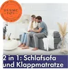 DYNMC you Schlafsofa für 2-140x200x20 cm Gästebett Klappbar Produktbild-Vorschau 3