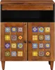 vidaXL Kredens Orzech 60 x 33 x 75 cm Lite drewno mango Podgląd zdjęcia produktu 3