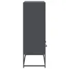 Highboard Anthrazit 68x39x111,5 cm Stahl Produktbild-Vorschau 5