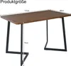 A diagram showing the dimensions of a table. Produktbild-Vorschau