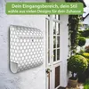 banjado Design Briefkasten Stahl weiß mit Zeitungsfach Produktbild-Vorschau 3