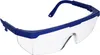 A pair of blue and clear safety glasses on a white background. Náhled obrázku produktu