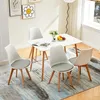 HJ_WeDoo 8er Set Esszimmerstühle mit Massivholz Buche Bein, Produktbild-Vorschau 7